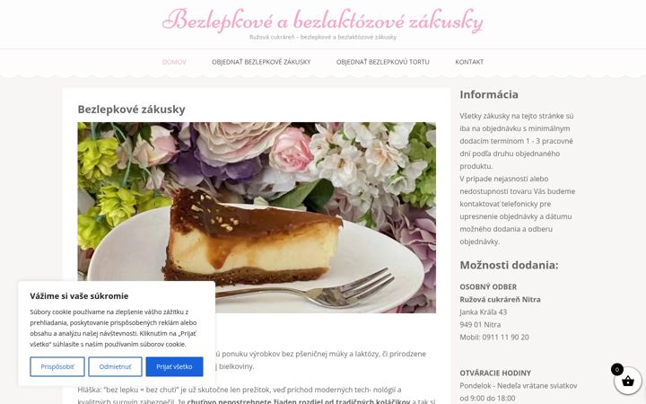Ekrānuzņēmums no bezlepkovezakusky.sk