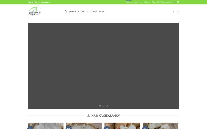 Screenshot of bezlepkovypekar.sk