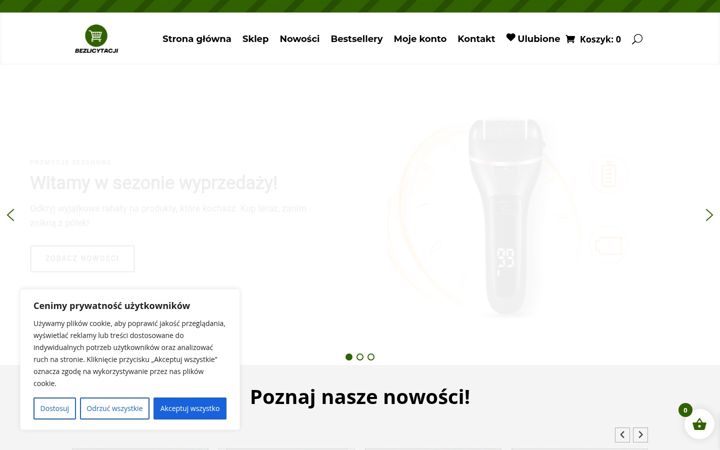Screenshot of bezlicytacji.pl