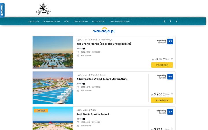 Captura de ecrã de bezmapy.pl