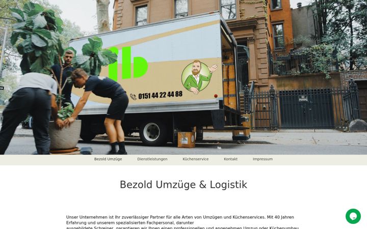 Screenshot of bezold-umzuege.de