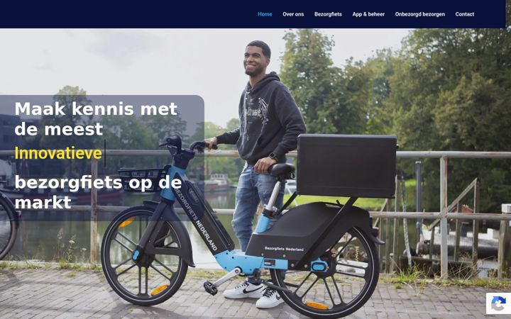 Ekrānuzņēmums no bezorgfietsnederland.nl