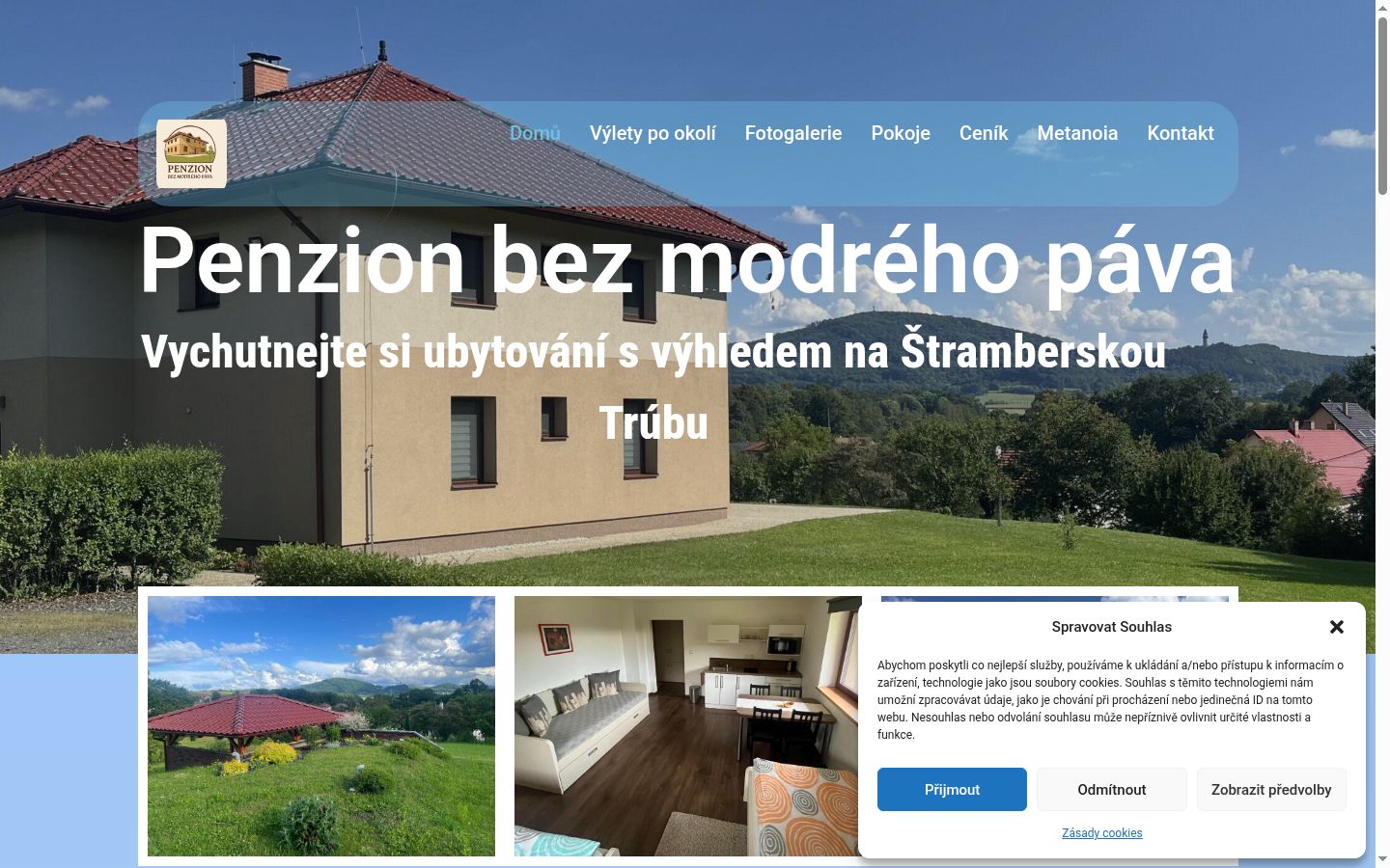 Sutikimo reklamjuostės, rodytos prieš bet kokią sąveiką, ekrano kopija