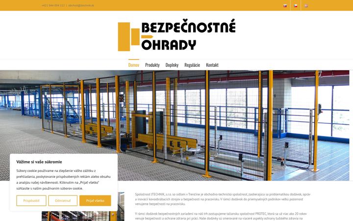 Screenshot of bezpecnostne-ohrady.sk