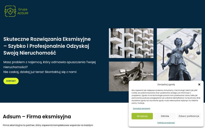 Screenshot of bezpiecznaeksmisja.pl