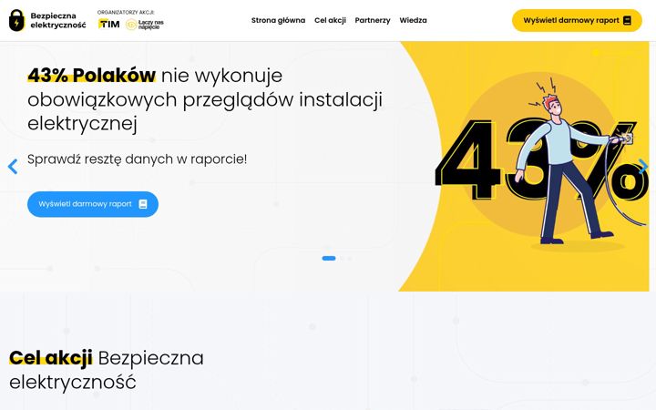 Screenshot of bezpiecznaelektrycznosc.pl