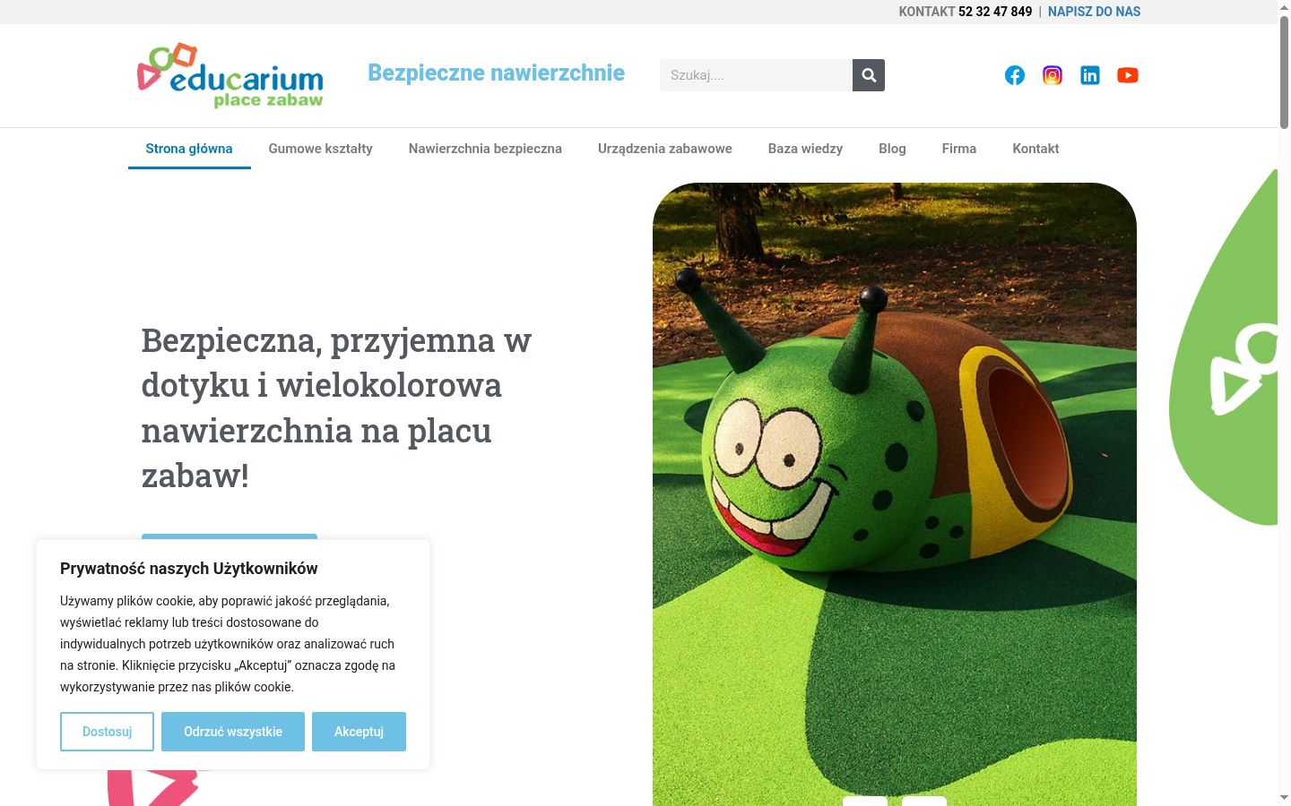 Snímek obrazovky baneru souhlasu zobrazeného před jakoukoli interakcí
