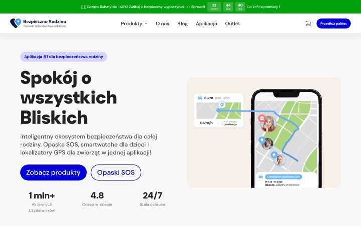 Captură de ecran a bezpiecznarodzina.pl