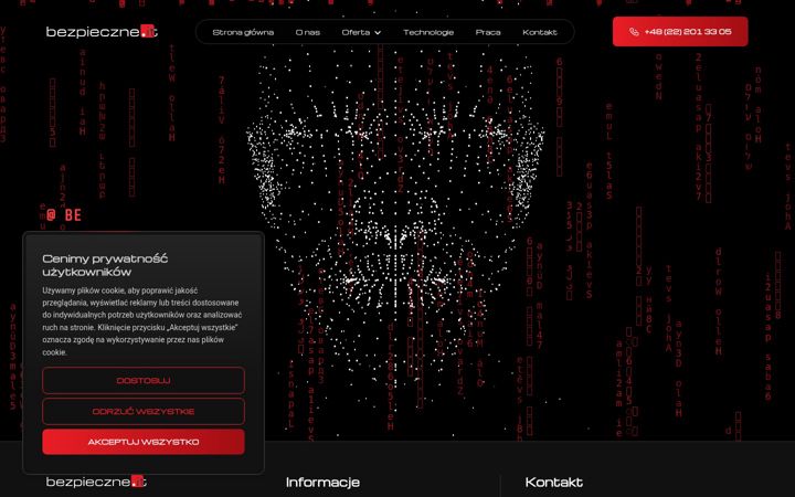 Screenshot of bezpieczne.it