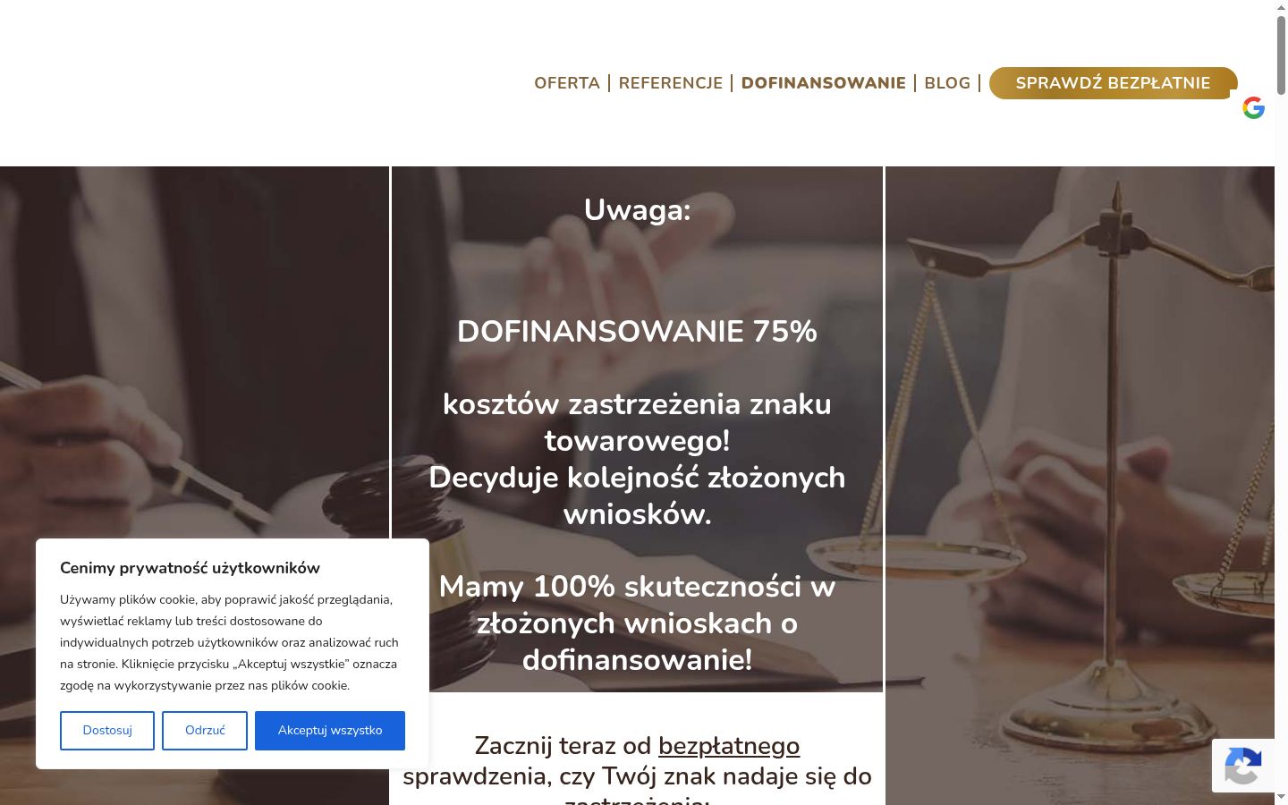 Screenshot van de toestemmingsbanner zoals getoond vóór enige interactie