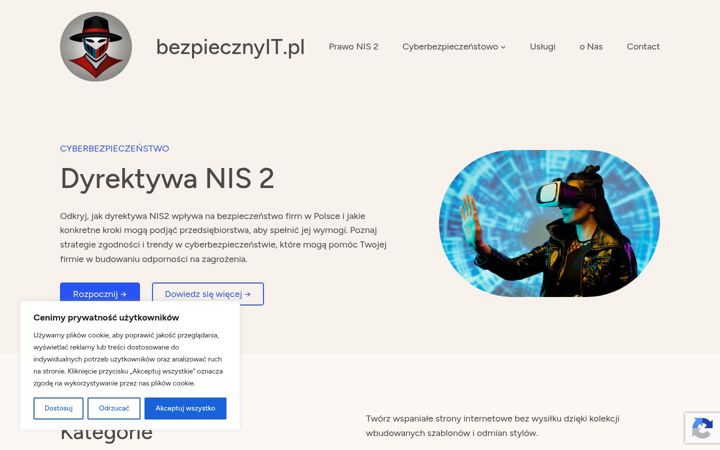 Screenshot ta' bezpiecznyit.pl