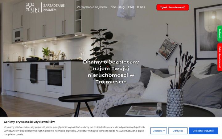 Screenshot of bezpiecznynajem.eu