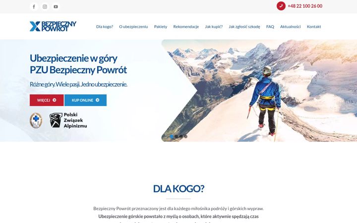 Screenshot of bezpiecznypowrot.pl