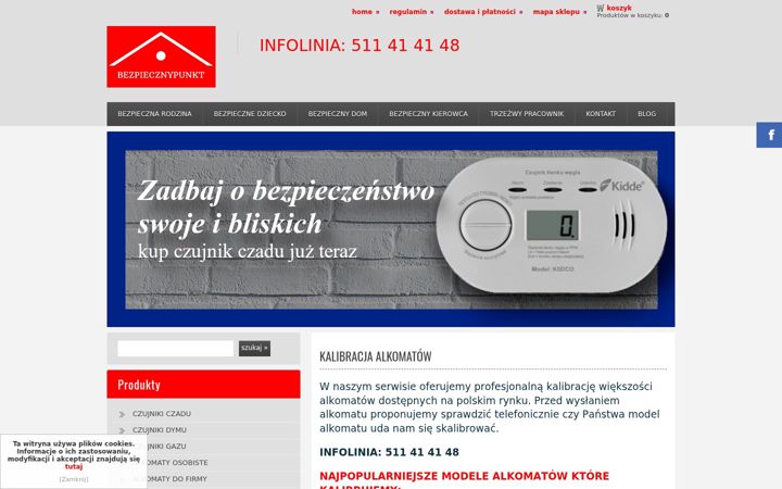 Screenshot of bezpiecznypunkt.pl