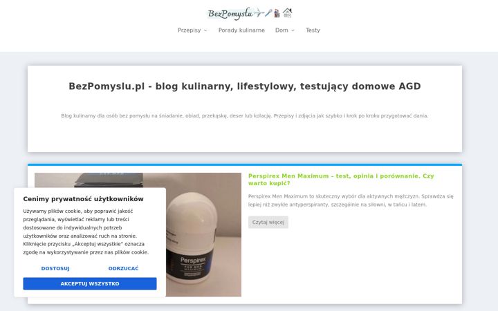 Screenshot ta' bezpomyslu.pl