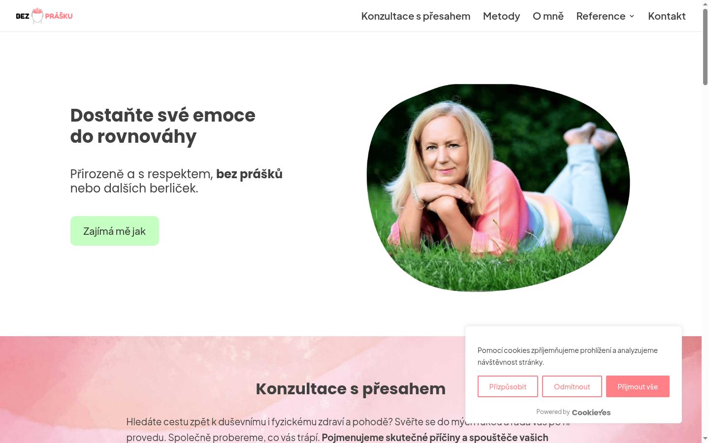 Ekrānuzņēmums ar piekrišanas baneri, kas tika rādīts pirms jebkādas mijiedarbības
