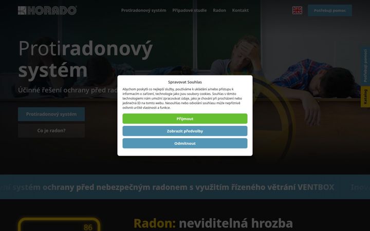 Screenshot of bezradonu.cz