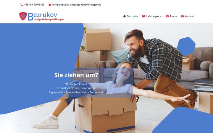 Screenshot of bezrukov-umzuege-renovierungen.de