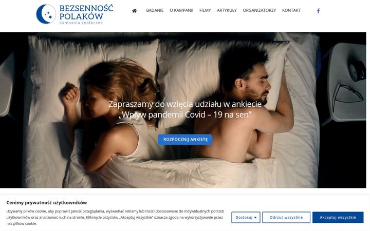 Screenshot ta' bezsennoscpolakow.pl
