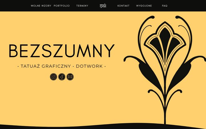 Screenshot of bezszumny.pl