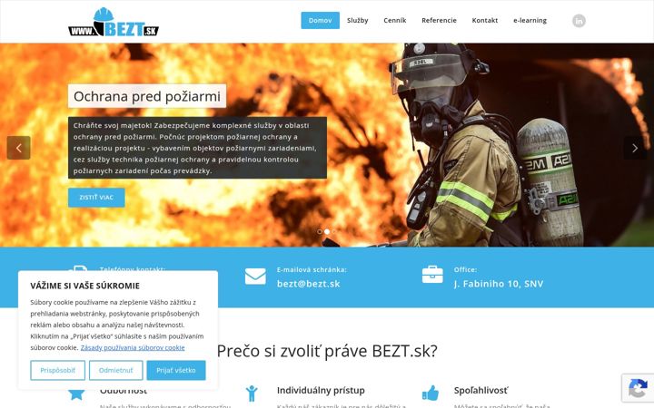 Screenshot of bezt.sk