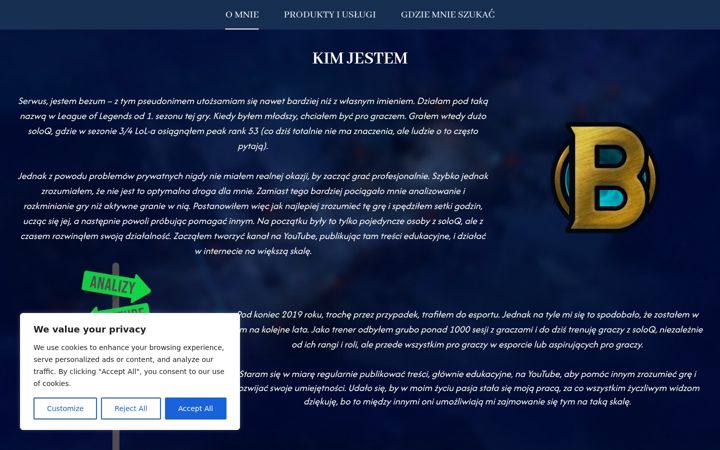 Screenshot of bezumlol.pl
