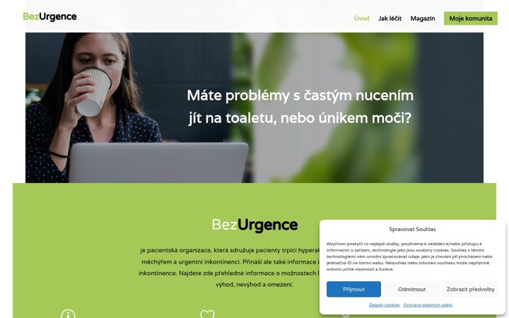 Screenshot of bezurgence.cz