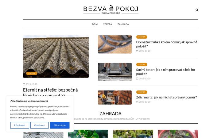 Ekrano kopija bezvapokoj.cz