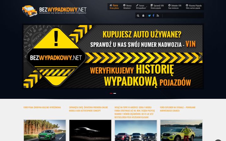Screenshot of bezwypadkowy.net