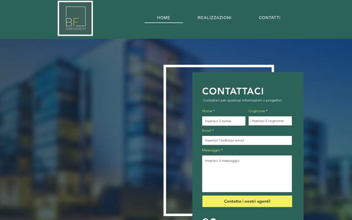 Screenshot of bf-arredamenti.it