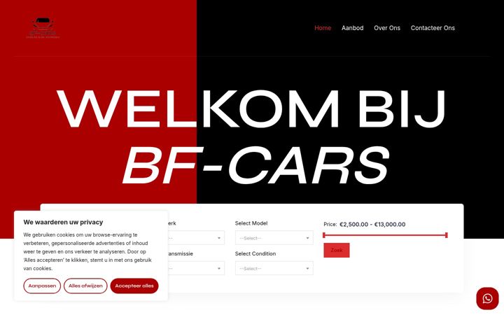 Captura de pantalla de bf-cars.be