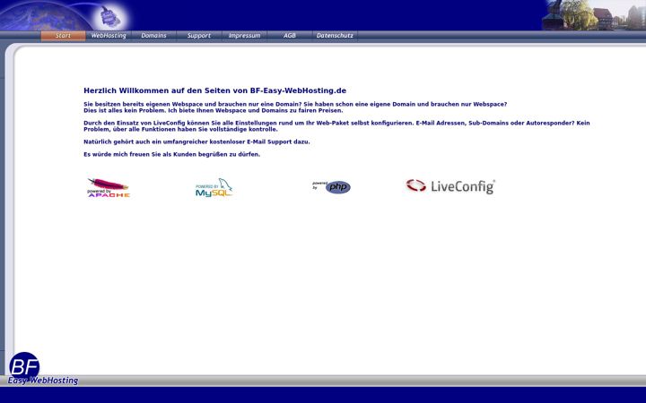 Screenshot of bf-easy-webhosting.de