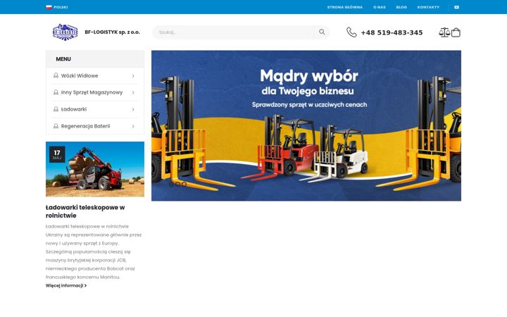 Screenshot of bf-logistyk.pl