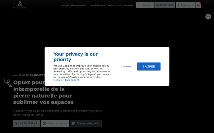 Screenshot of bf-pierrenaturelle.com