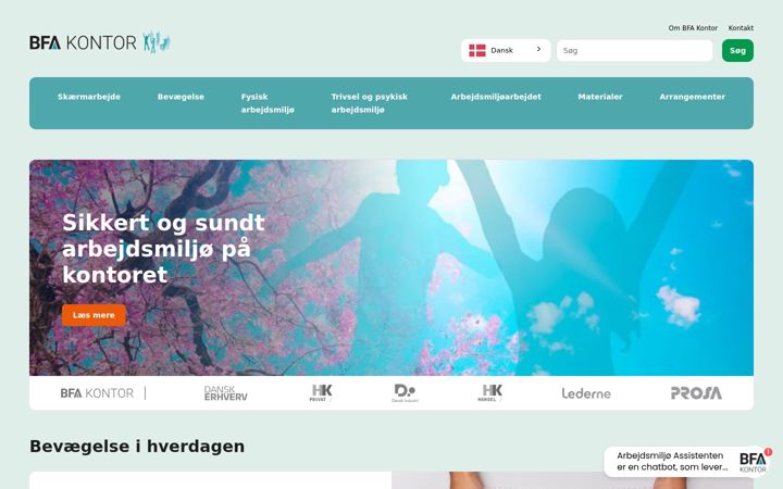 Screenshot of bfakontor.dk