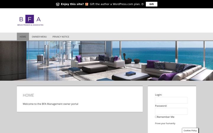 Screenshot of bfaportal.com