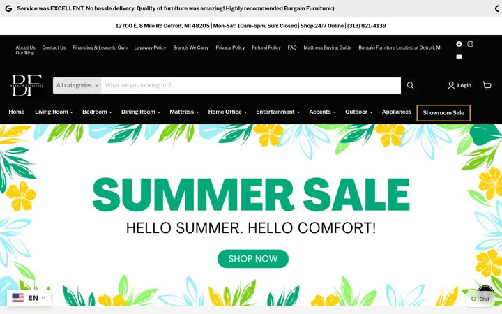 Screenshot of bfdetroit.com