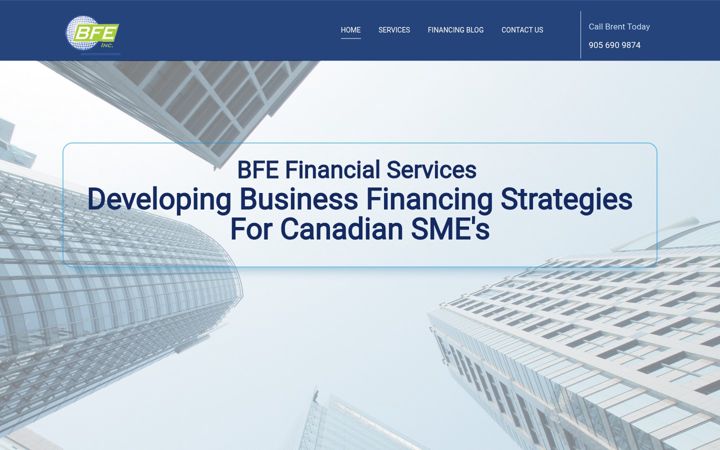 Screenshot of bfefinancial.com