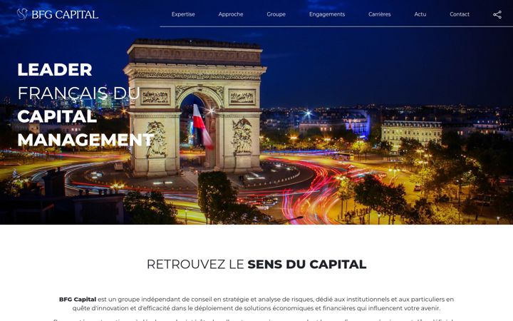 Screenshot of bfgcapital.com