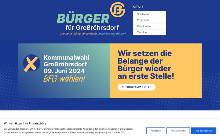 Screenshot of bfgro.de