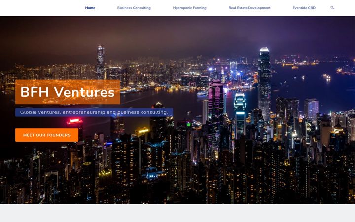 Screenshot of bfh-ventures.com