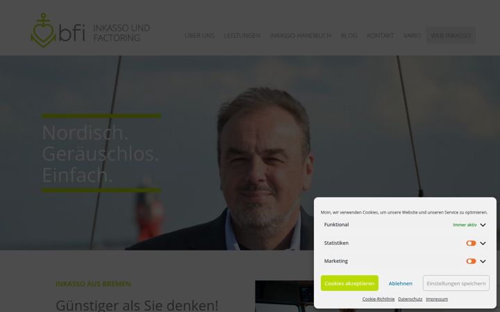 Screenshot of bfi-inkasso.de