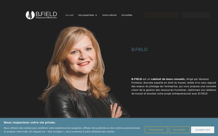 Screenshot of bfield.fr
