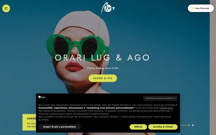 Screenshot of bfit.it