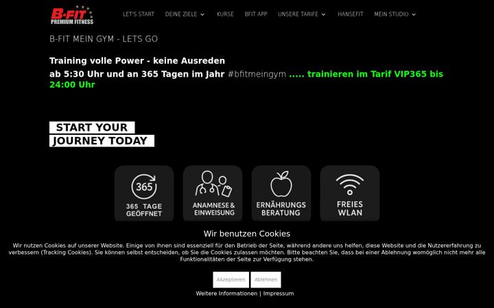Screenshot of bfitsport.de