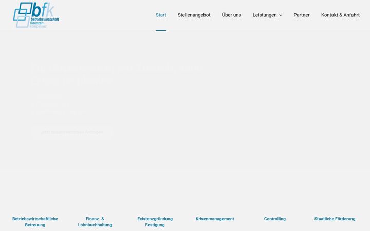 Screenshot of bfk.ag