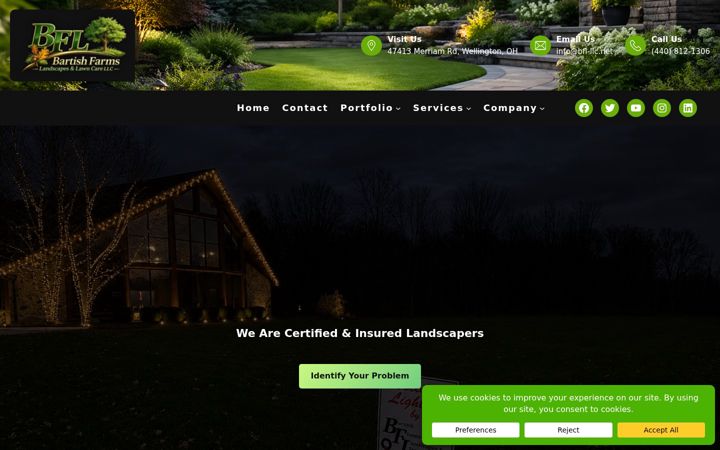 Screenshot of bfl-construction.com