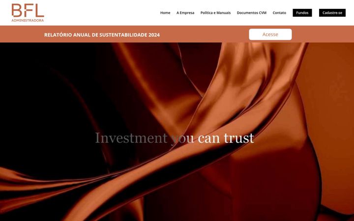 Screenshot of bfladministradora.com.br