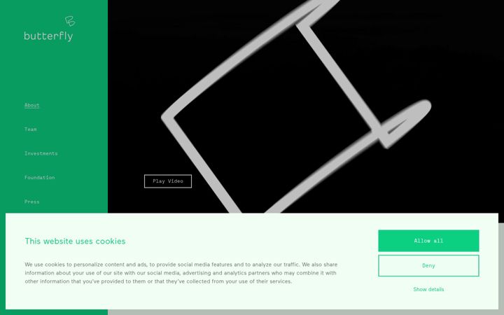 Screenshot of bfly.com