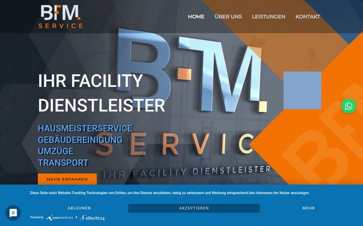 Screenshot of bfm-service.de
